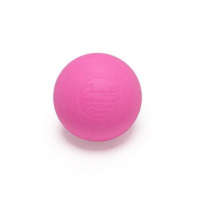 PerfectPitch 2.5 in. Official Lacrosse Ball44; Pink - Pack of 12