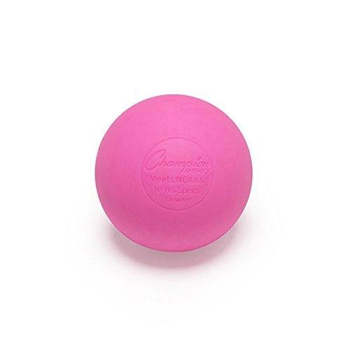 PerfectPitch 2.5 in. Official Lacrosse Ball44; Pink - Pack of 12