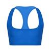 JEEYJOO Men's Short Solid Sleeveless Y Back Muscle Half Tank Top T-Shirts Sports Bras for Men Blue Large view 3