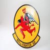 107th Fighter Squadron Plaque,14", Mahogany view 2