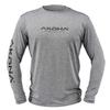 AKONA Men's Long Sleeve Rash Guard, Sun Shirt SPF50+, and Watersports Top. Snorkeling, Surfing, Paddling, Kayaking, Diving, Fishing - Titanium, 2X-Large view 1