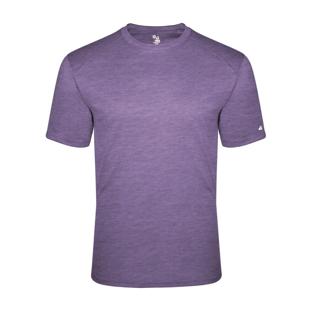 Badger Sports Tri-Blend Youth Tee - Extra Small - PUHT