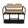GTW MACH3 Club Car Precedent/Tempo/Onward Golf Cart Rear Seat Kit with Steel Frame | Compatible with 2004-Up Models (Buff) view 3