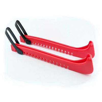 Guardog Centipede Style Ice Hockey Skate Guards - Trim to Fit Most Hockey Skates - Red