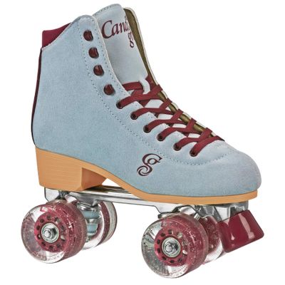 Candi GRL Carlin Quad Roller Skates Blue/Burgundy Size 05