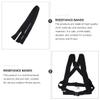 Sled Harness Tire Pulling Harness Fitness Workout Physical Training Resistance Rope Shoulder Strap for Running Sprinting (Black) view 4