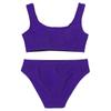 renvena Kids Girls Sleeveless Tankini Tops with Hipster Bottoms Set Swimming Surfing Athletic Swimsuit Swimwear Purple 8 view 4