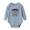 G-Amber Baby Boys Girls Romper Bodysuit Infant Funny Letter Long Sleeves Jumpsuit Outfit 0-3Months Ah Good Sir I Do Believe view 1