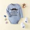 G-Amber Baby Boys Girls Romper Bodysuit Infant Funny Letter Long Sleeves Jumpsuit Outfit 0-3Months Ah Good Sir I Do Believe view 2