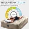 Intex Dura-Beam Deluxe Ultra Plush Air Mattress - Fiber-Tech  Built-in Electric Pump  18in Bed Height  600lb Weight Capacity  Queen Size view 4
