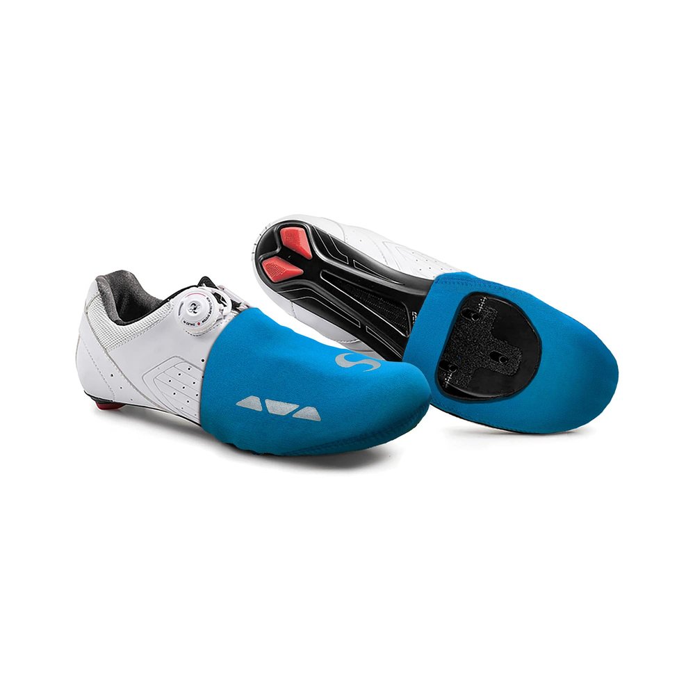 Synergy Neoprene Cycling Toe Covers Set (Blue, L/XL)