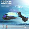 Aegend Kids Swim Goggles, Pack of 2 Swimming Goggles for Children Boys & Girls Age 3-14 view 2