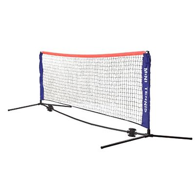 PerfectPitch Mini Tennis Net Set44; Blue & Black