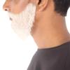 HPO Men's Synthetic Hair Beard Cosplay Facial Hair (White) view 3