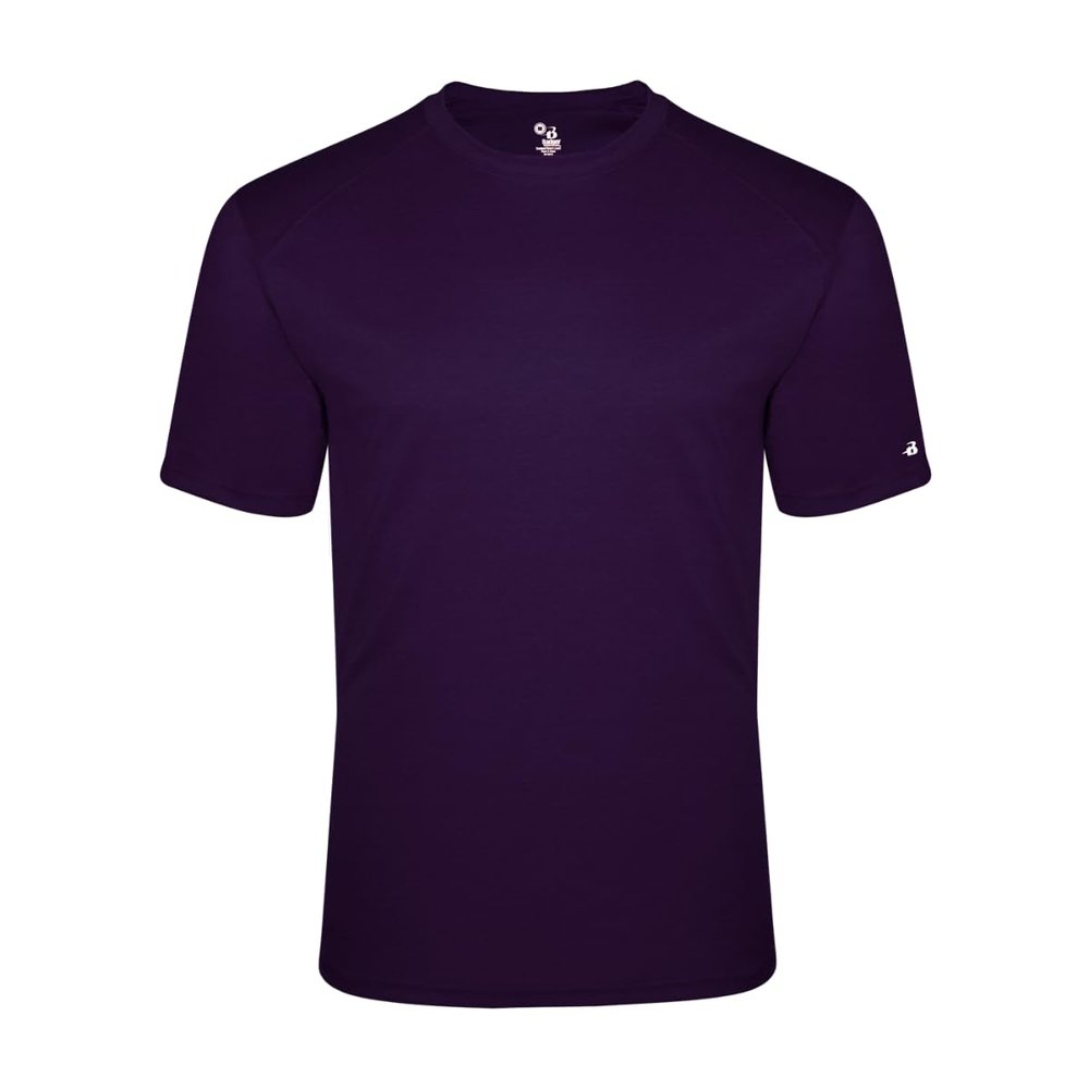 Badger Sports Tri-Blend Youth Tee - M - PU