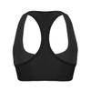 JEEYJOO Men's Short Solid Sleeveless Y Back Muscle Half Tank Top T-Shirts Sports Bras for Men Black Medium view 4