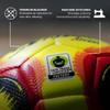 Senda Belem Training Futsal Ball, Fair Trade Certified, Yellow/Red/Orange/Black, Size 3 (Ages 8-12) view 3