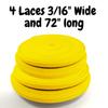 TOFL Baseball Glove Lace Kit | Leather Lacing for Baseball & Softball Glove Repair - 72" Long Strips - Yellow 4 view 2