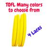 TOFL Baseball Glove Lace Kit | Leather Lacing for Baseball & Softball Glove Repair - 72" Long Strips - Yellow 4 view 4