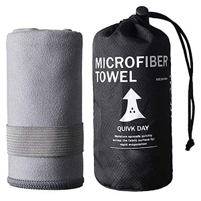 JBF Micro Fiber Sports Towel with Bag. Dries Quick, Feels Soft, Very Portable. Perfect for Gym, Camping, Swimming