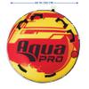 Aqua Pro Towable Tube for Water Sports  1-2 Riders  Deck-Style Inflatable Boat Tube  Yellow/Red view 3