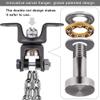 BeneLabel Heavy Duty Boxing Punching Bag Chain, 800 LB Capacity, 360 Rotation Wood Beam Holder with 4 Chains and 4 Carabiners, 2 Wood Screws for Wooden Sets view 2