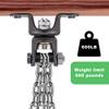 BeneLabel Heavy Duty Boxing Punching Bag Chain, 800 LB Capacity, 360 Rotation Wood Beam Holder with 4 Chains and 4 Carabiners, 2 Wood Screws for Wooden Sets view 4