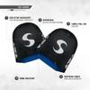 Synergy Neoprene Cycling Toe Covers Set (Orange, L/XL) view 4