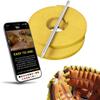 TOFL Softball and Baseball Glove Lace Kit | 2 Leather Laces with Lacing Needle for Catchers Glove| Yellow view 1