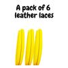 TOFL Baseball Glove Lace Kit | Leather Lacing for Baseball & Softball Glove Repair - 72" Long Strips - Yellow 6 view 3