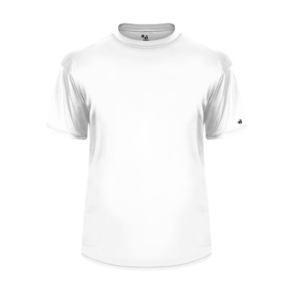 Badger Sports Tri-Blend Youth Tee - L - WH