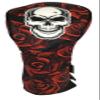 Skull & Roses All-Over Embroidered Driver Headcover by ReadyGOLF view 2