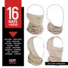 GOT Sports UPF 50+ Fishing Neck Gaiter - UV Face Mask Sun Protection for Men & Women - Camo SPF Face Cover Gator - Fishing, Hunting, Hiking (Desert Sand) view 3