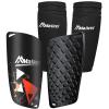 Malker Soccer Shin Guards for Kids Youth Adults Shin Guards Pads with Lower Leg Sleeves, Lightweight and Compact, Protective Soccer Equipment (Orange M) view 1
