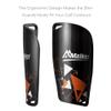 Malker Soccer Shin Guards for Kids Youth Adults Shin Guards Pads with Lower Leg Sleeves, Lightweight and Compact, Protective Soccer Equipment (Orange M) view 2