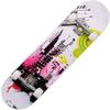WSJYP Skateboard 31"X7.8"Inches Double Kick Trick Skateboards, Cruiser Penny Kids Beginners Longboard with Alloy Deck Adult Boys Girls,D view 1
