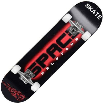 WSJYP Skateboard 31"X7.8"Inches Double Kick Trick Skateboards, Cruiser Penny Kids Beginners Longboard with Alloy Deck Adult Boys Girls,N