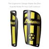 Malker Soccer Shin Guards for Kids Youth Adults Shin Guards Pads with Lower Leg Sleeves, Lightweight and Compact, Protective Soccer Equipment (Yellow M) view 2