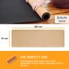 Sol Living Natural Cork Yoga Mat Yoga Mat Stretching Pilates Meditation Exercise Mat Gym Equipment Non Slip Portable Travel Yoga Accessories Foldable Workout Mat - 24" x 72" view 2