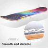 WSJYP Skateboard 80cm Complete, Long Board Double Kick Iceboard Cruiser, 8-Layer Maple Wood Board for Extreme Sports and Outdoor,D view 3