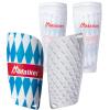 Malker Soccer Shin Guards for Kids Youth Adults Shin Guards Pads with Lower Leg Sleeves, Lightweight and Compact, Protective Soccer Equipment (White S) view 1