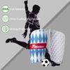 Malker Soccer Shin Guards for Kids Youth Adults Shin Guards Pads with Lower Leg Sleeves, Lightweight and Compact, Protective Soccer Equipment (White L) view 4