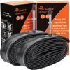 700C Heavy Duty Bike Tubes 700x35C/38C/40C/43C FV48 Presta Valve (35/43-622) 700C Bicycle Inner Tubes Compatible with 700 x 35C 700x36C 700x37C 700x38C 700x40C 700x42C 700x43c Bike Tire Tubes 2-PCS view 1