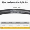 700C Heavy Duty Bike Tubes 700x35C/38C/40C/43C FV48 Presta Valve (35/43-622) 700C Bicycle Inner Tubes Compatible with 700 x 35C 700x36C 700x37C 700x38C 700x40C 700x42C 700x43c Bike Tire Tubes 2-PCS view 2