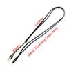 Exion Draw Reins for Horses with Elastic and Snaps, Vegetable Tanned Leather 6/8"- 19mm Wide Leather Draw Rein Length 90 Inches on Each Side view 1