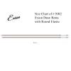 Exion Draw Reins for Horses with Elastic and Snaps, Vegetable Tanned Leather 6/8"- 19mm Wide Leather Draw Rein Length 90 Inches on Each Side view 2