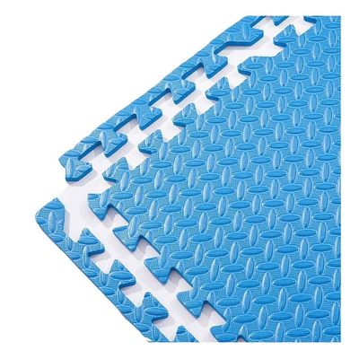 ALGFree Infant Child Bedroom Crawling Mat, Non-Slip Soft Anti-Fall Puzzle Pad, 30x30cm/60x60cm, Thickness 1.2cm (Color : Blue, Size : 60x60x1.2cm-16pcs)
