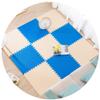 ALGFree Infant Child Bedroom Crawling Mat, Non-Slip Soft Anti-Fall Puzzle Pad, 30x30cm/60x60cm, Thickness 1.2cm (Color : Beige, Size : 60x60x1.2cm-6pcs) view 2