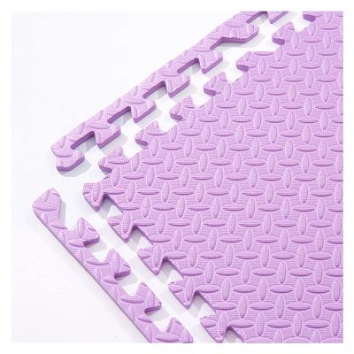ALGFree Infant Child Bedroom Crawling Mat, Non-Slip Soft Anti-Fall Puzzle Pad, 30x30cm/60x60cm, Thickness 1.2cm (Color : Purple, Size : 30x30x1.2cm-36pcs)