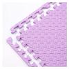 ALGFree Infant Child Bedroom Crawling Mat, Non-Slip Soft Anti-Fall Puzzle Pad, 30x30cm/60x60cm, Thickness 1.2cm (Color : Purple, Size : 30x30x1.2cm-36pcs) view 1